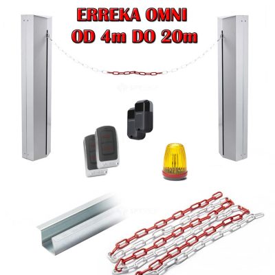 Verižna zapornica za zasebne in javne prostore Erreka Omni Kit 8m